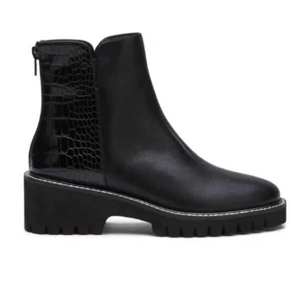 NEW Coconuts by Matisse Flo Ankle Boots Black (No Box) - Picture 2 of 2